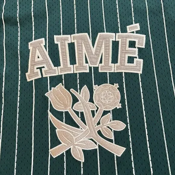 Aime Leon Dore Shirt Jersey Mens Sz XL Green White ALD Knit Tank Top Basketball - Picture 2 of 11